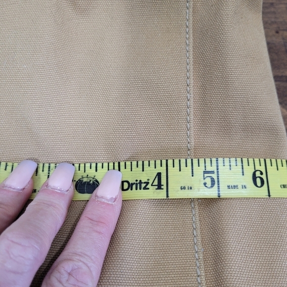 EUC Tommy Hilfiger Tan Canvas Shoulder Bag Women's Purse - Picture 12 of 12